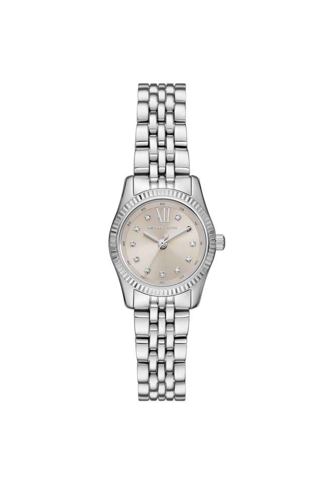 Lexington-26-mm-Silver-Dial-Stainless-Steel-Analogue-Watch-for-Women---MK4843