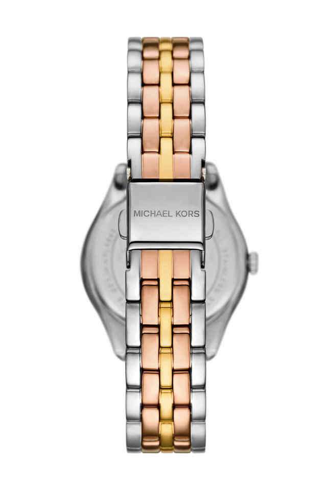 Harlowe-33-mm-White-Dial-Stainless-Steel-Analogue-Watch-for-Women---MK4846
