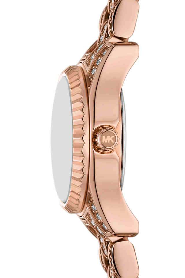 Buy MICHAEL KORS NoColour Lexington 19 mm Rose Gold Dial Stainless