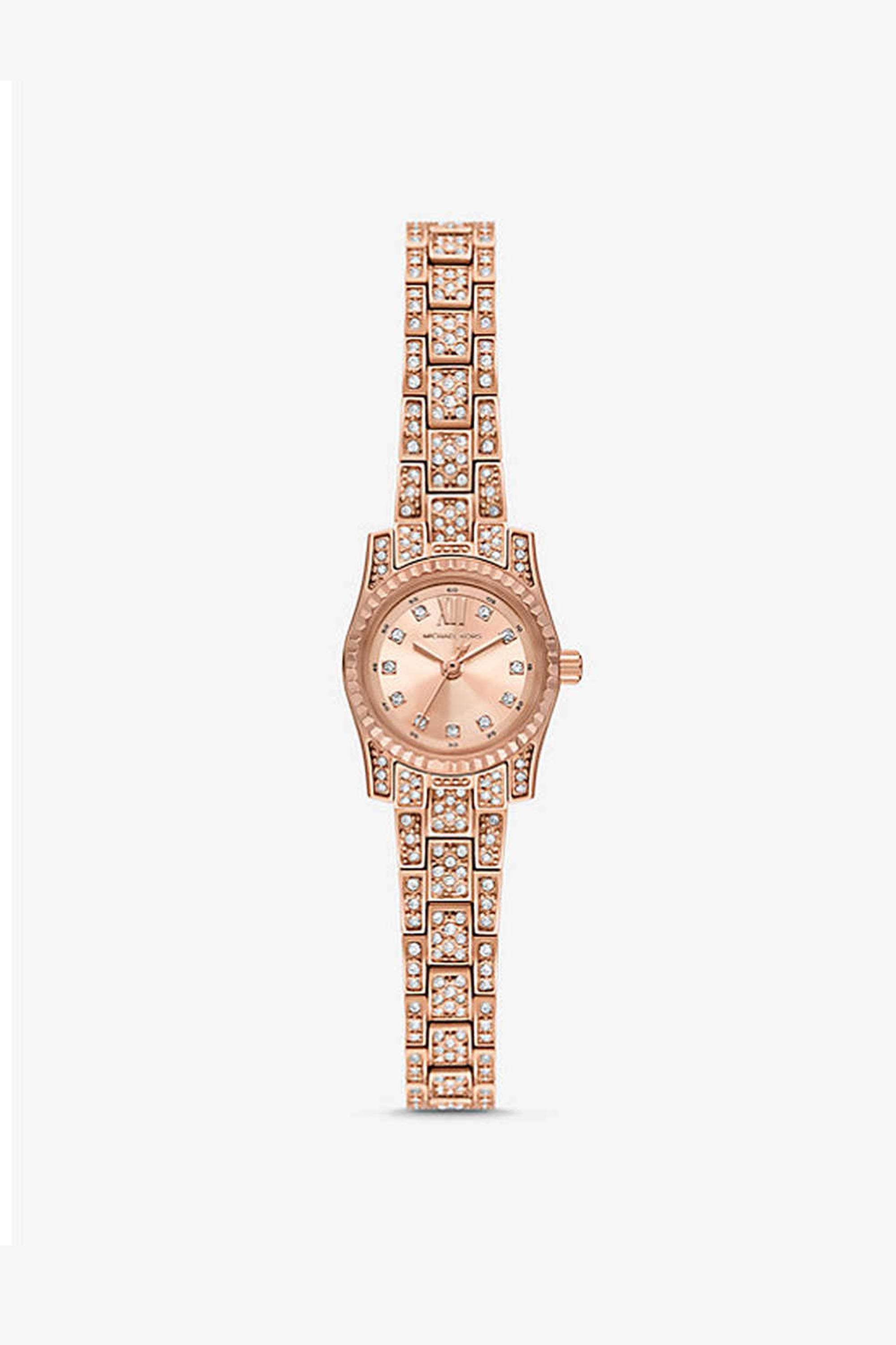 Lexington-Women-s-19-mm-Analogue-Quartz-Watch---Rose-Gold-Dial-with-Rose-Gold-Stainless-Steel-Strap-(MK4863)