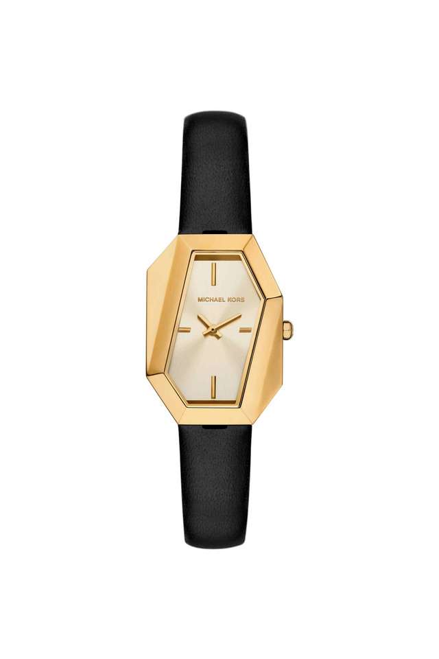 Suri-24-mm-Gold-Dial-Leather-Analogue-Watch-for-Women---MK4880I