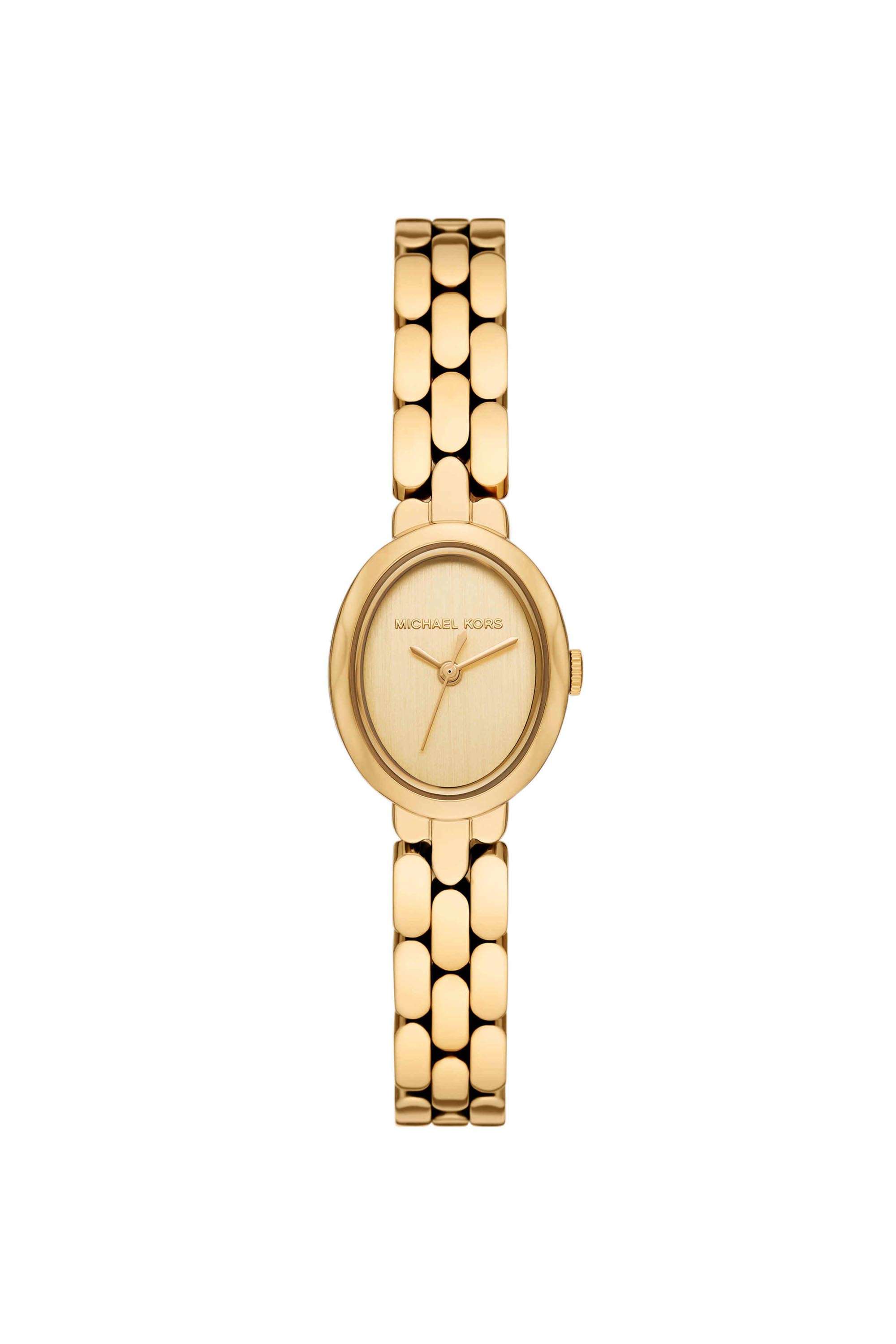 Maude-21-mm-Gold-Dial-Stainless-Steel-Analogue-Watch-For-Women---MK4955
