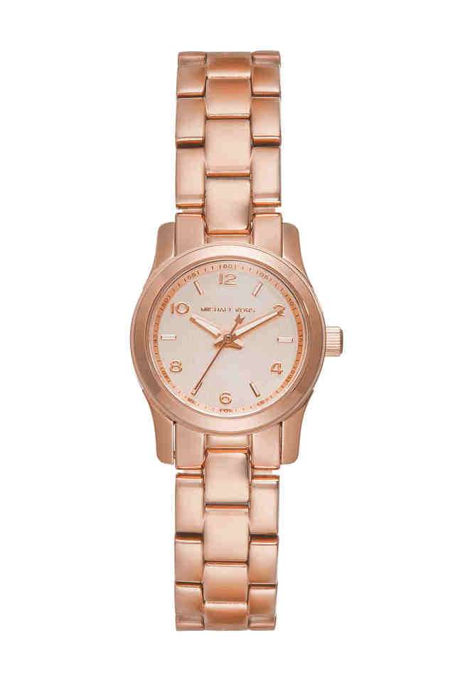Runway-26-mm-Rose-Gold-Dial-Stainless-Steel-Analogue-Wrist-Watch-for-Women---MK7458