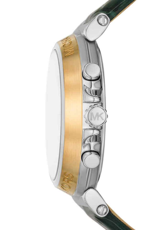 Buy MICHAEL KORS NoColour Maren 40 mm White Dial Leather