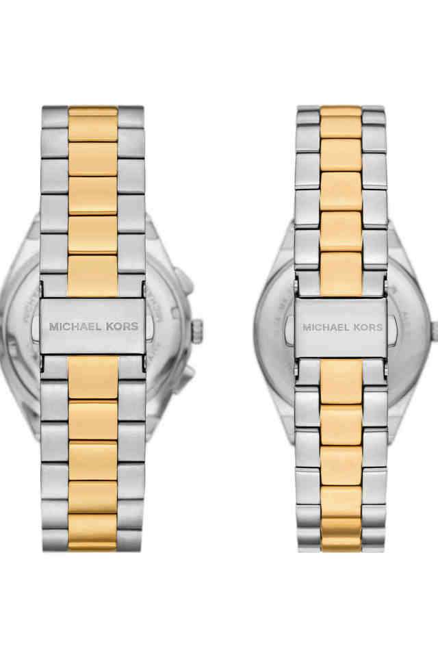Lennox-33-mm-Gold-Dial-Stainless-Steel-Analogue-Watch-for-Women---MK7503SET