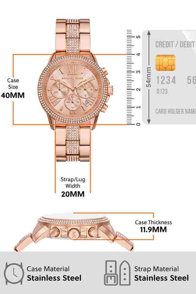 Buy MICHAEL KORS NoColour Brynn 40 mm Rose Gold Dial