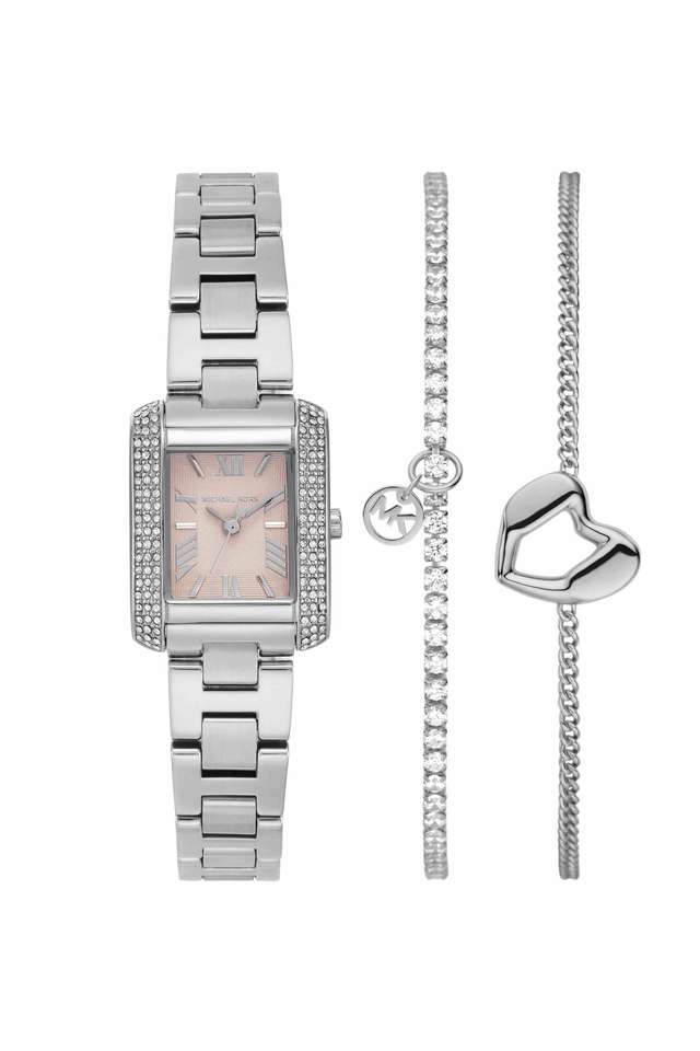 Emery-22-mm-Pink-Dial-Stainless-Steel-Analogue-Wrist-Watch-for-Women---MK7514SET