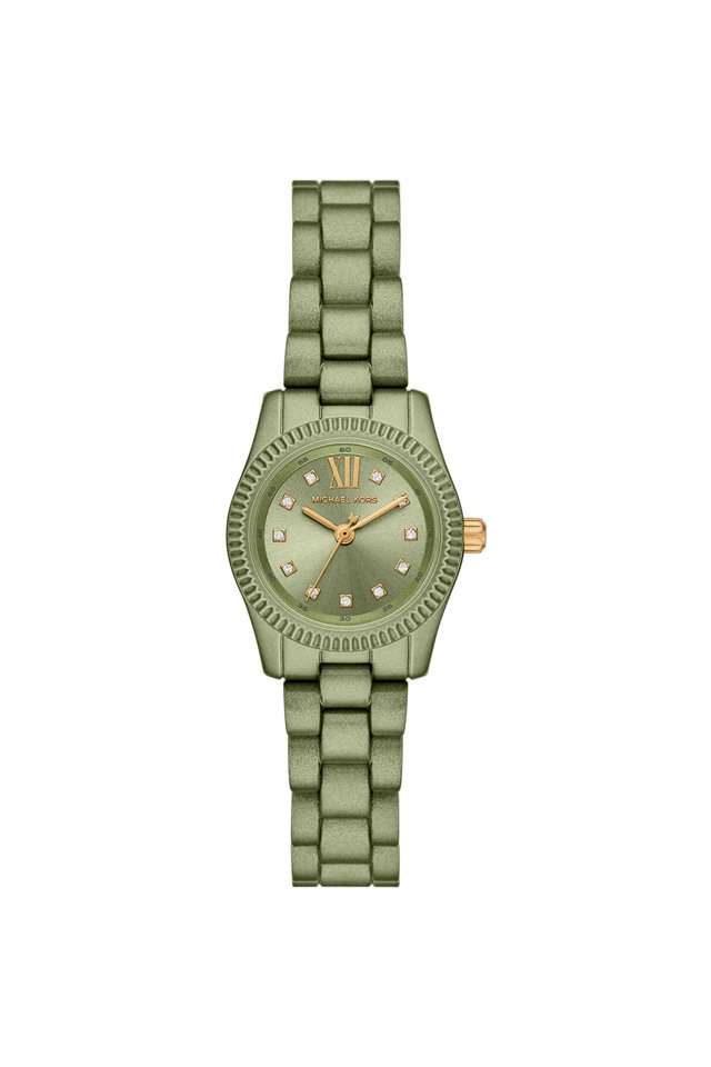 Lexington-26-mm-Green-Dial-Stainless-Steel-Analogue-Watch-for-Women---MK7517LE
