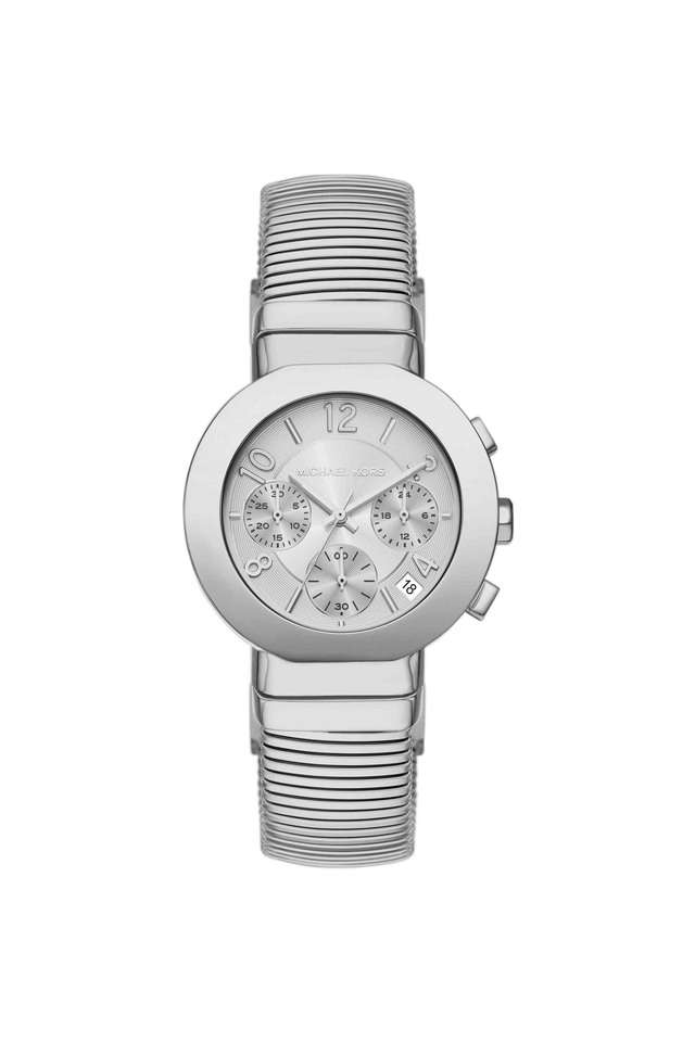 Gramercy-36-mm-Silver-Dial-Stainless-Steel-Chronograph-Watch-for-Women---MK7526I
