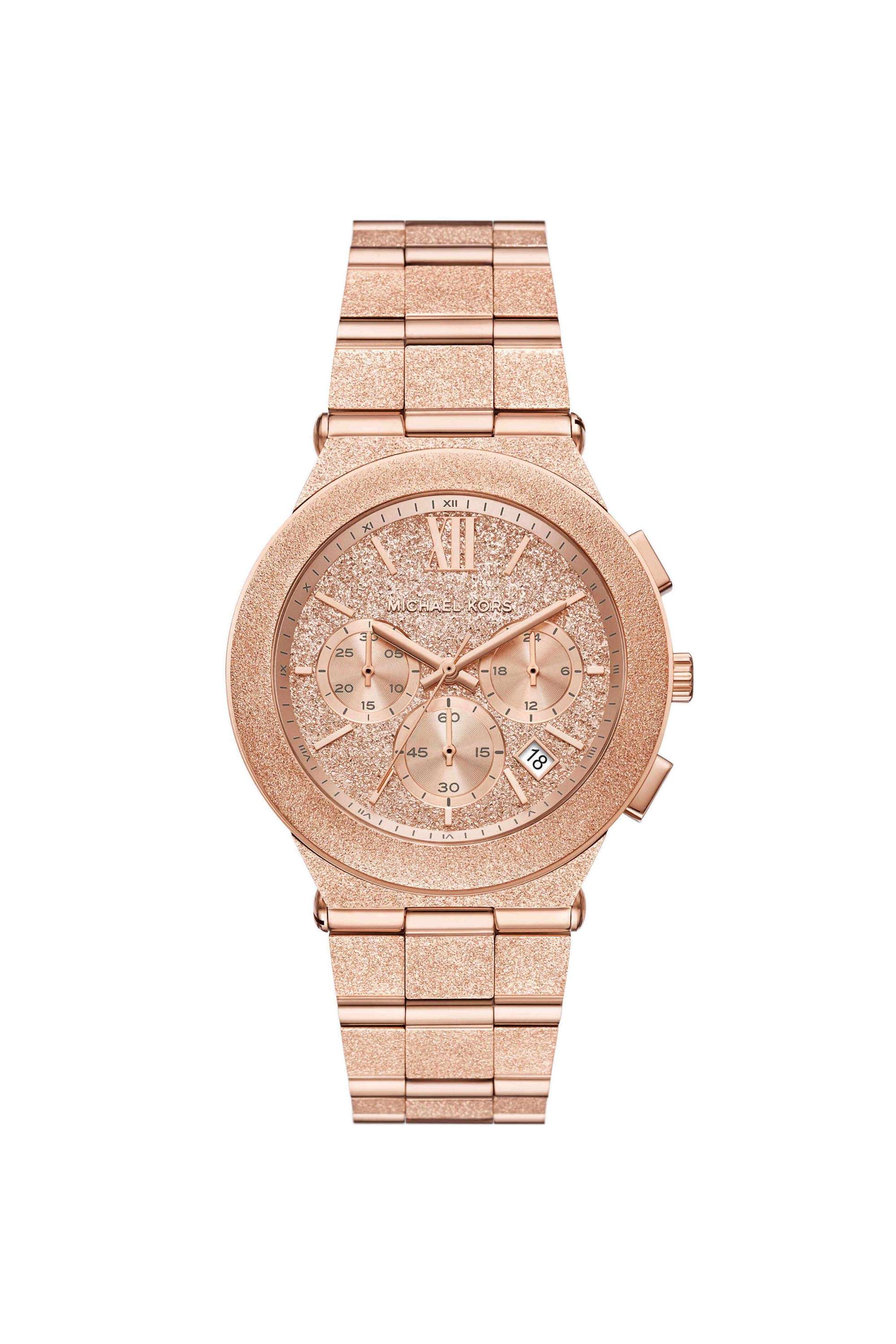 Billie-40-mm-Rose-Gold-Dial-Stainless-Steel-Analogue-Watch-For-Women---MK7557