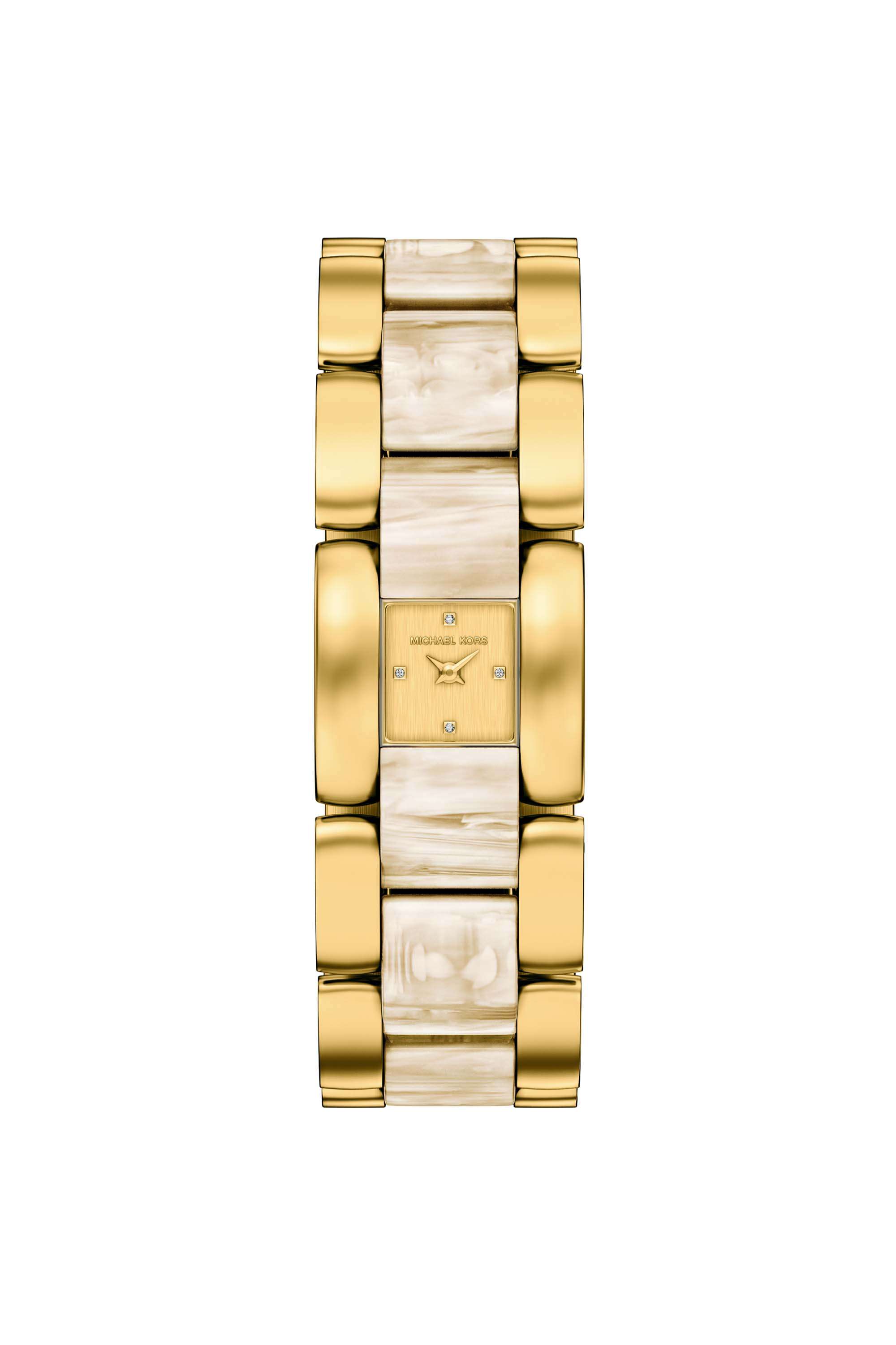 Darrington-24-mm-Gold-Dial-Stainless-Steel-Analogue-Watch-For-Women---MK7592