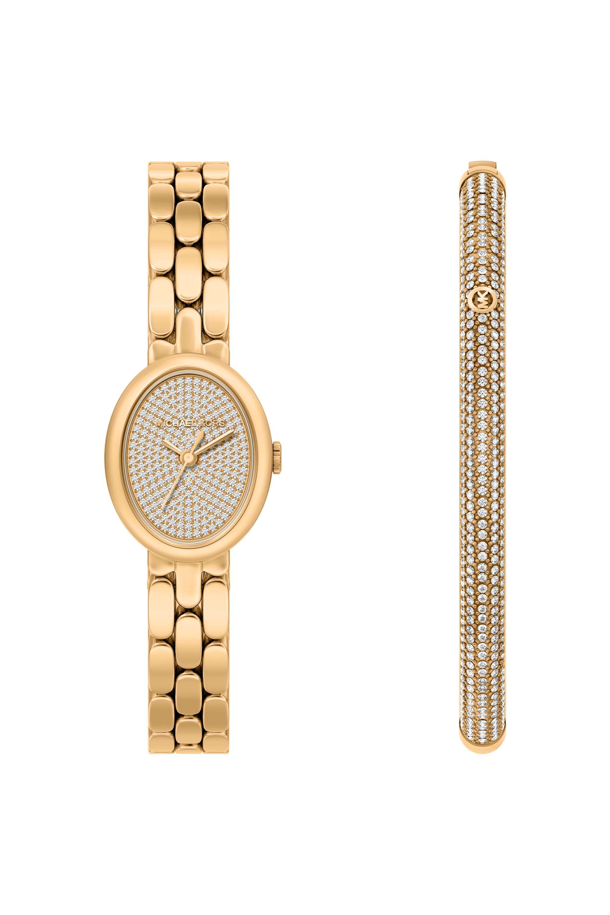 Maude-21-mm-Multicolour-Dial-Stainless-Steel-Analogue-Watch-For-Women---MK7596SET