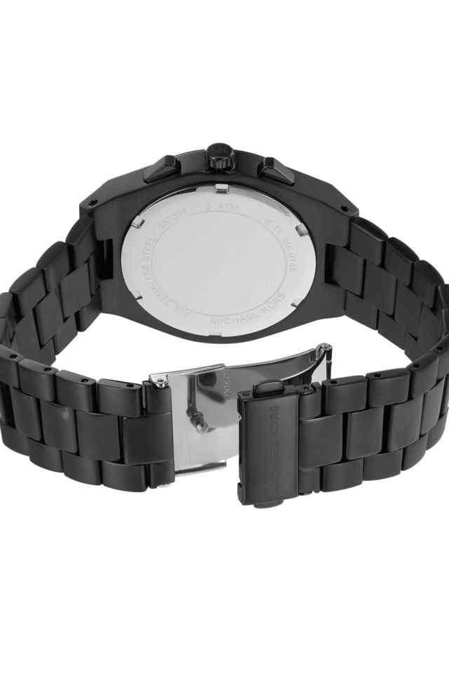 Lennox-40-mm-Black-Dial-Stainless-Steel-Chronograph-Watch-For-Men---MK9146