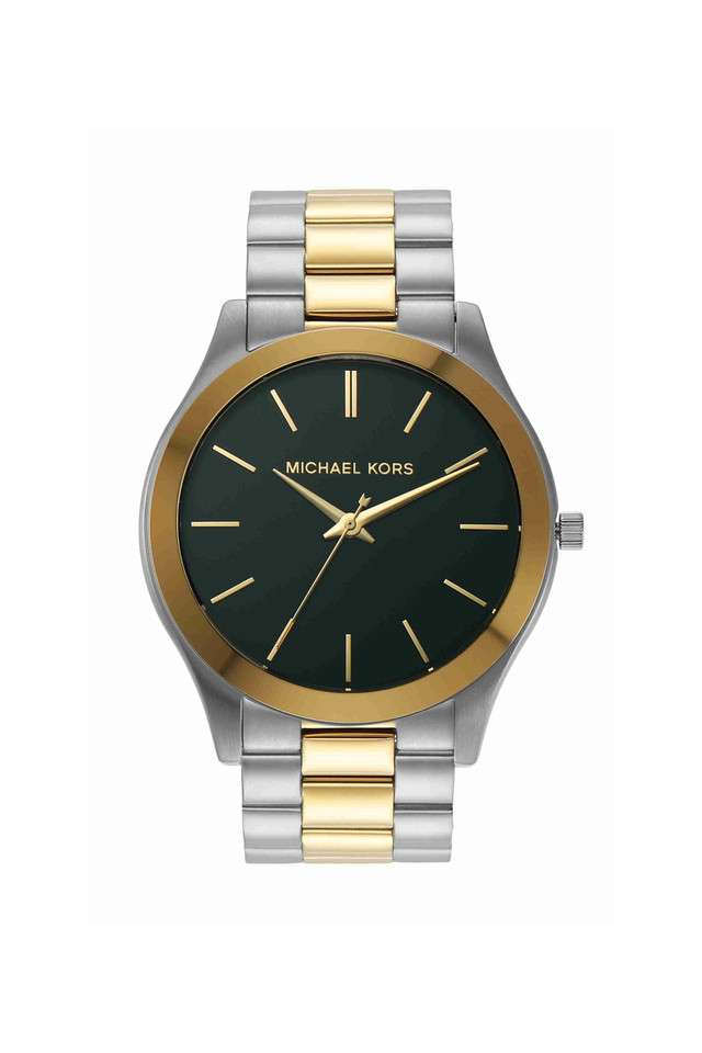 Runway-44-mm-Green-Dial-Stainless-Steel-Analogue-Watch-For-Men---MK9149