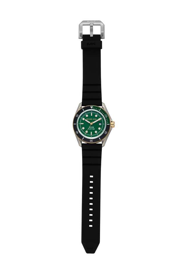 Buy MICHAEL KORS NoColour Maritime 42 mm Green Dial Silicone