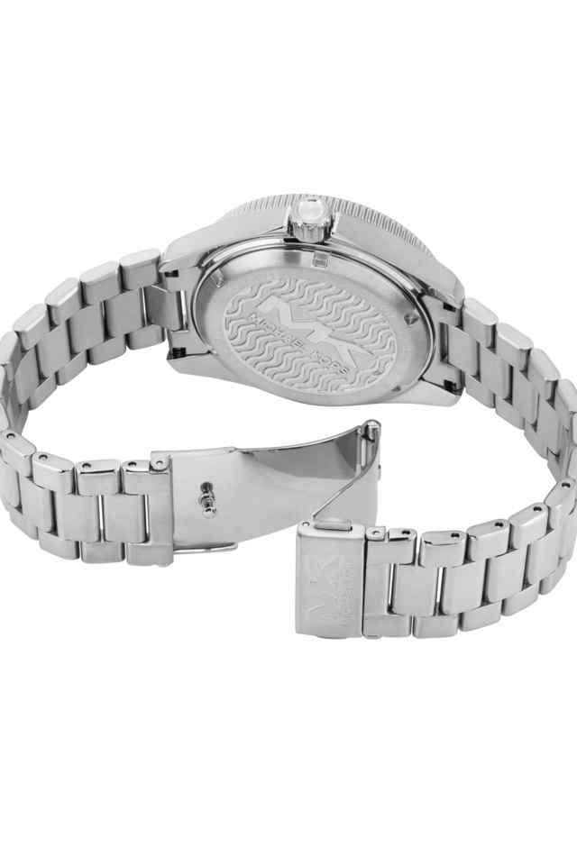 Maritime-42-mm-Black-Dial-Stainless-Steel-Analogue-Watch-For-Men---MK9161