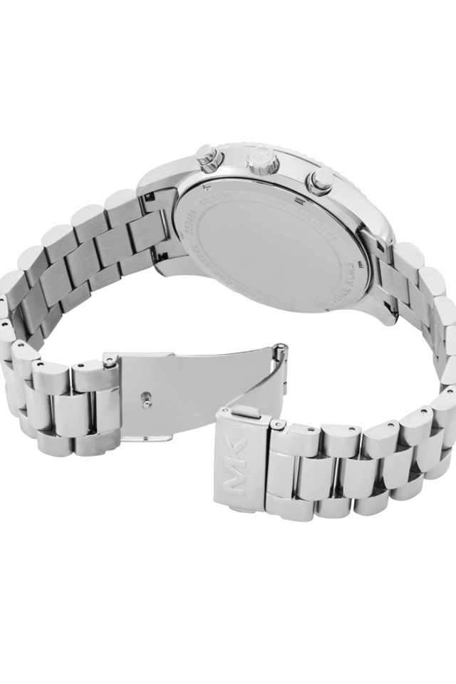 Lexington-44-mm-Blue-Dial-Stainless-Steel-Chronograph-Wrist-Watch-for-Men---MK9165