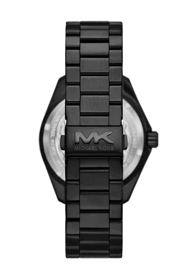 Maritime-42-mm-Black-Dial-Stainless-Steel-Analogue-Watch-for-Men---MK9181