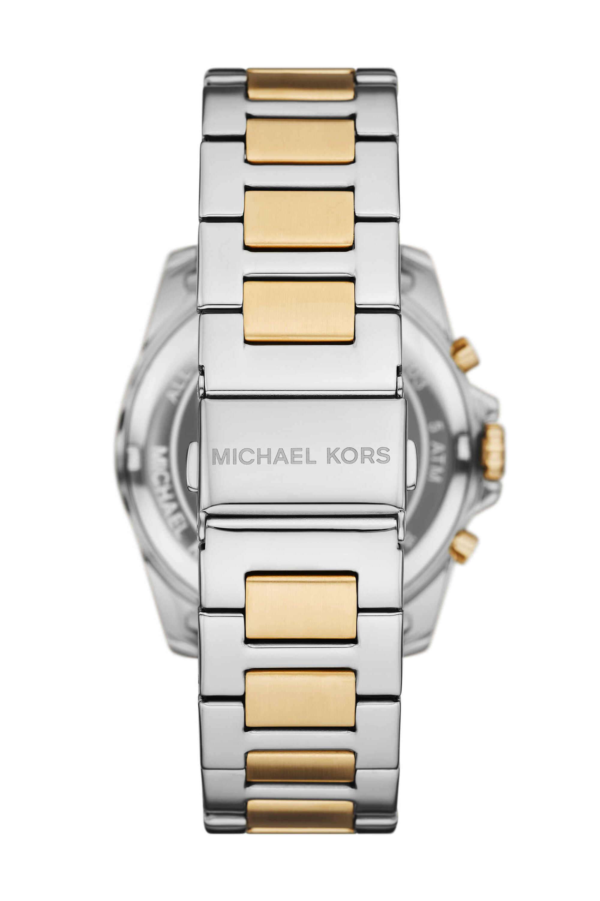 Alek-44-mm-Silver-Dial-Stainless-Steel-Chronograph-Watch-For-Men---MK9183