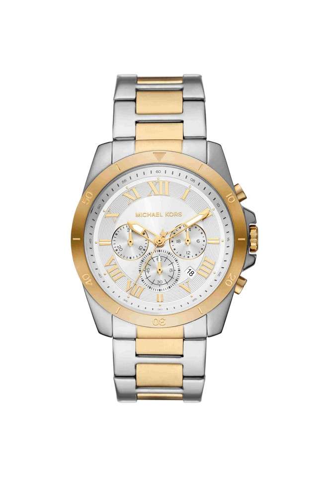 Alek-44-mm-Silver-Dial-Stainless-Steel-Chronograph-Watch-for-Men---MK9183