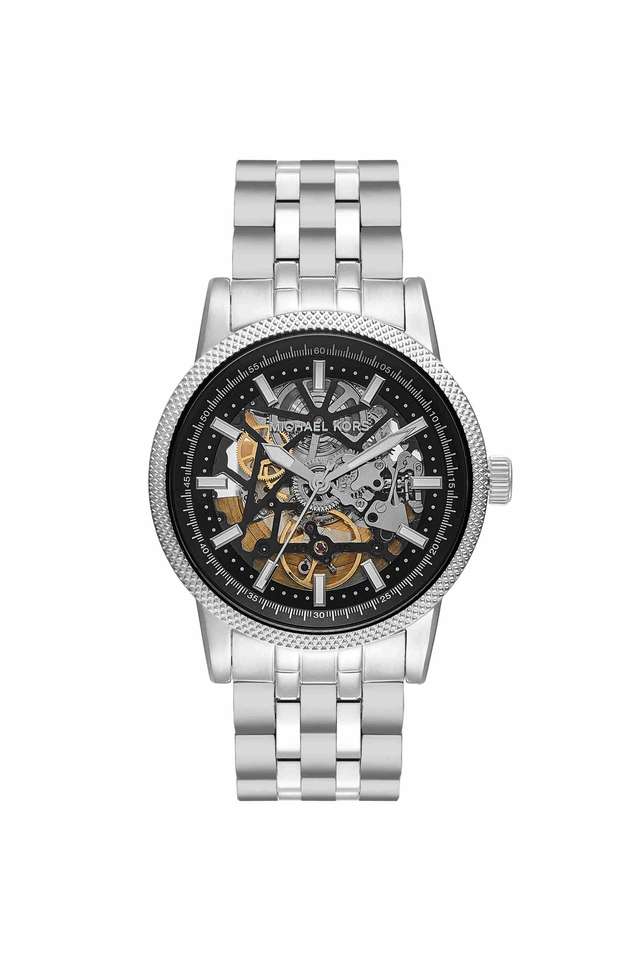 Hutton-43-mm-Black-Dial-Stainless-Steel-Analogue-Watch-for-Men---MKO1076