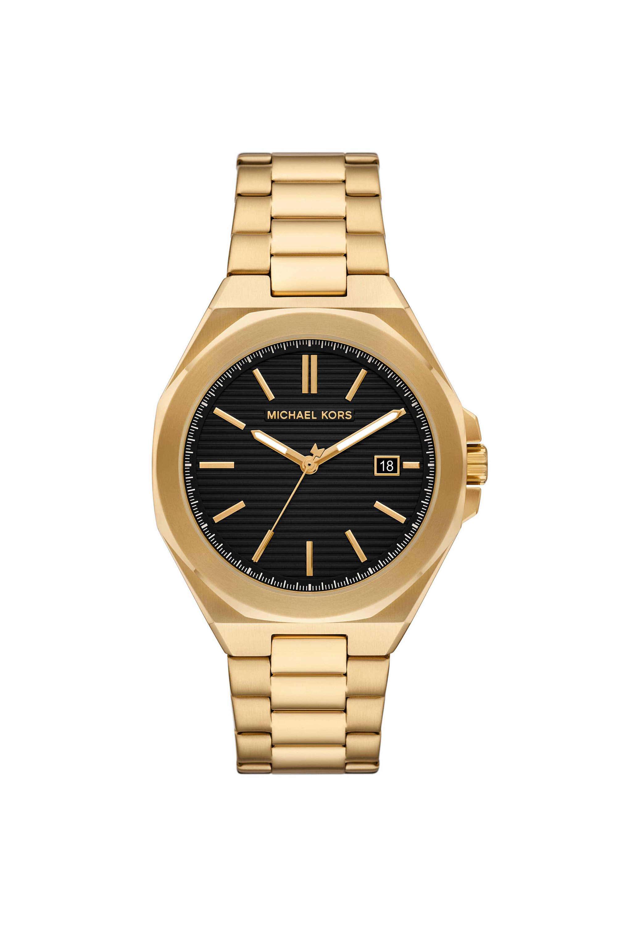 Callum-41-mm-Black-Dial-Stainless-Steel-Analogue-Watch-For-Men---MKO1179