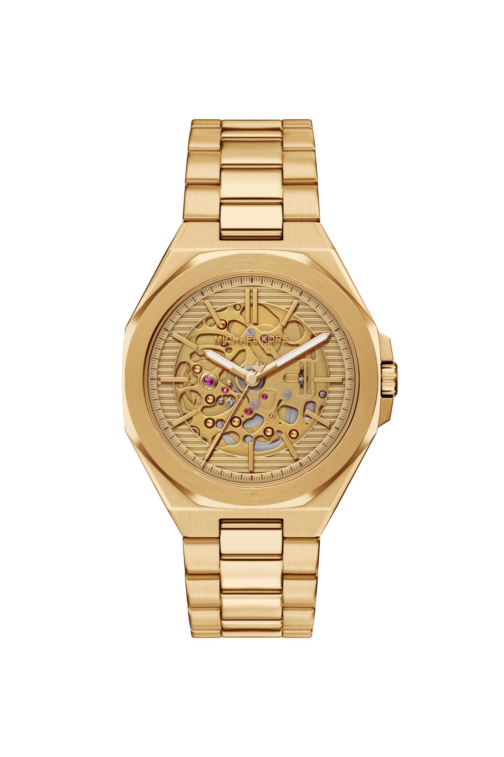 MICHAEL KORS ゴールド アナログ時計 Buy MICHAEL KORS Gold Callum 41 mm Gold Dial Stainless Steel