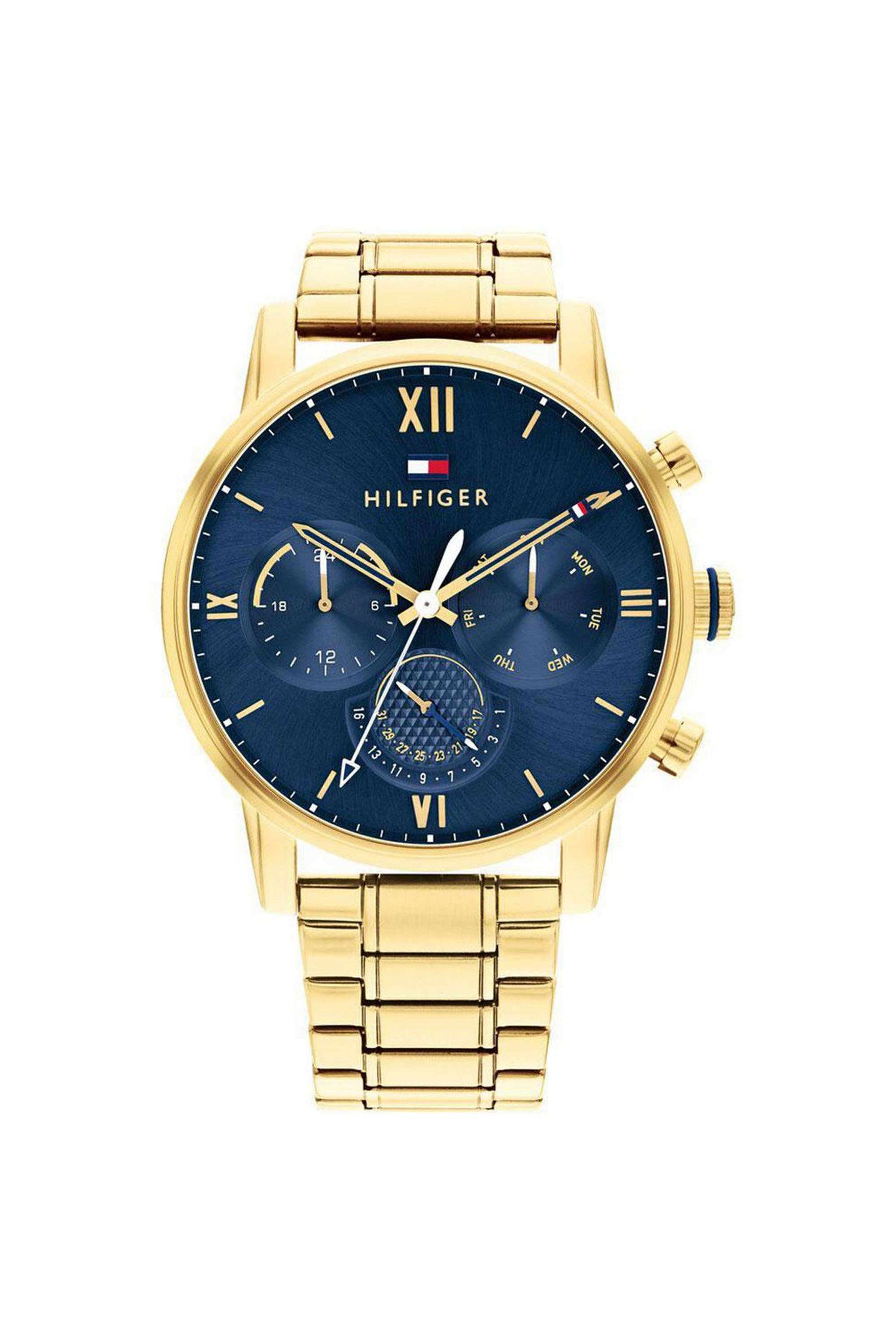 Sullivan-44-mm-Quartz-Analogue-Watch-For-Men---Blue-Dial-with-Two-Tone-Stainless-Steel-Strap-(TH1791880)