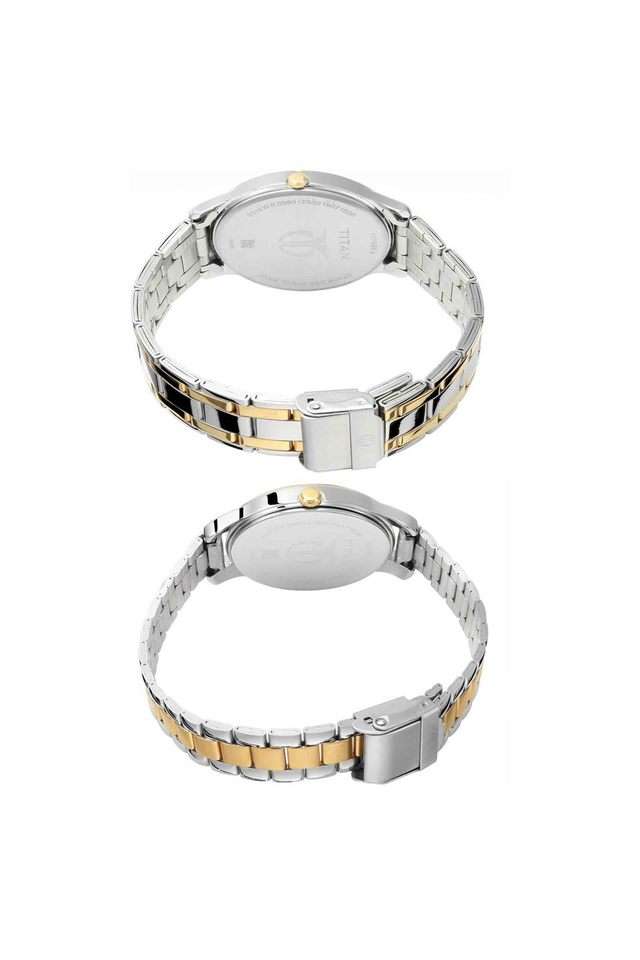 Unisex-Wedding-Bandhan-Silver-White-Dial-Stainless-Steel-Analogue-Watch-for-Couple---NM17752481BM01