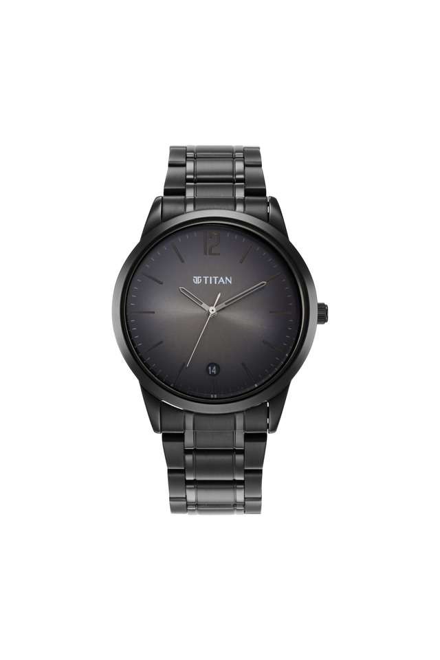 Unisex-NEO-Bandhan-III-Anthracite-Dial-Stainless-Steel-Analog-Watch---18062617NM01