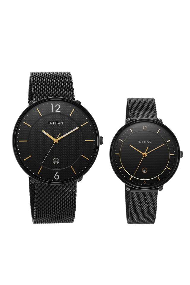 Neo-Bandhan-Iv-Black-Dial-Stainless-Steel-Analog-Unisex-Watch---18492651NM01