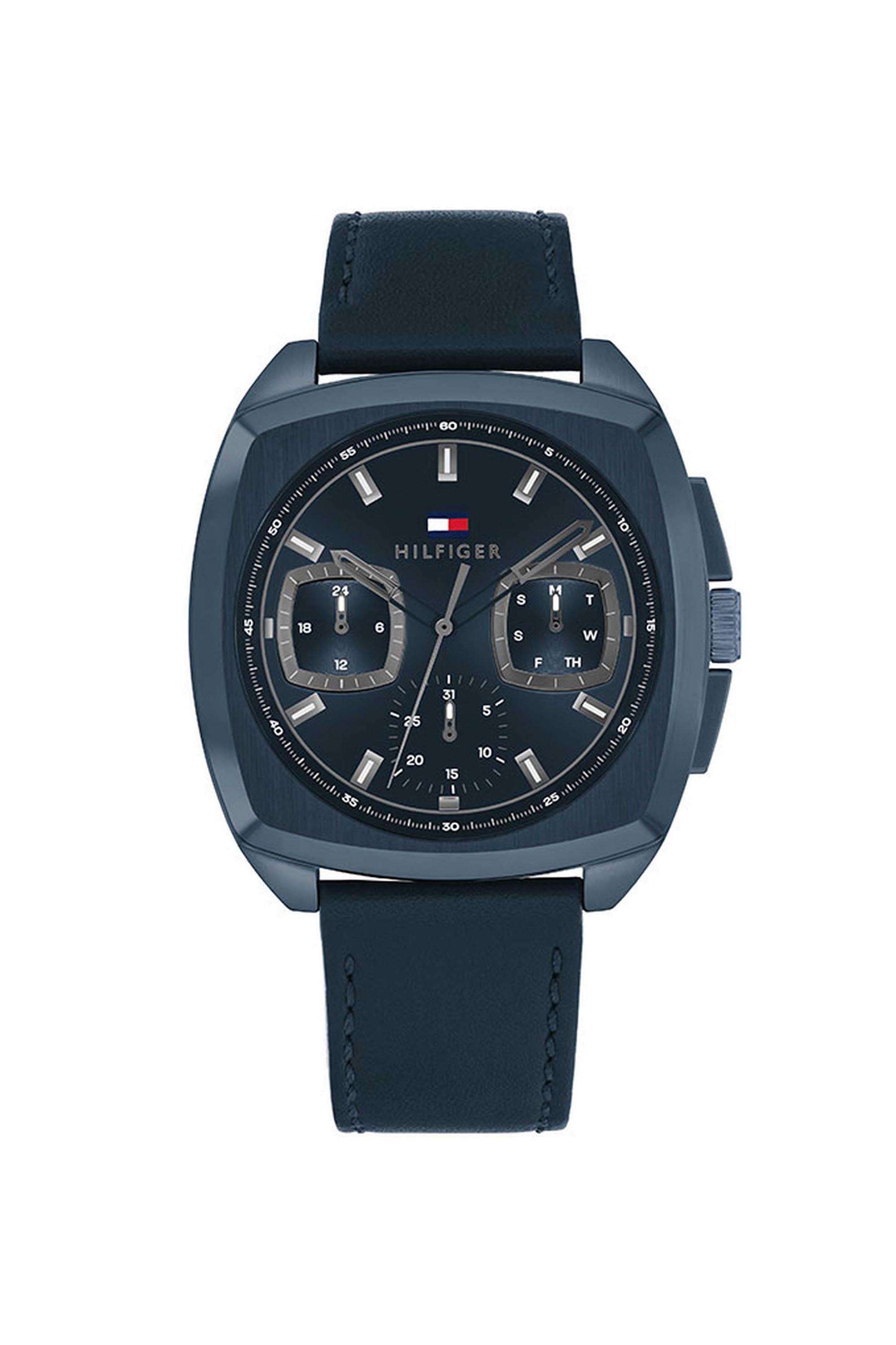 Apollo-Men-s-42-mm-Quartz-Analogue-Watch---Blue-Dial-with-Blue-Leather-Strap-(WNTTH1710558W)
