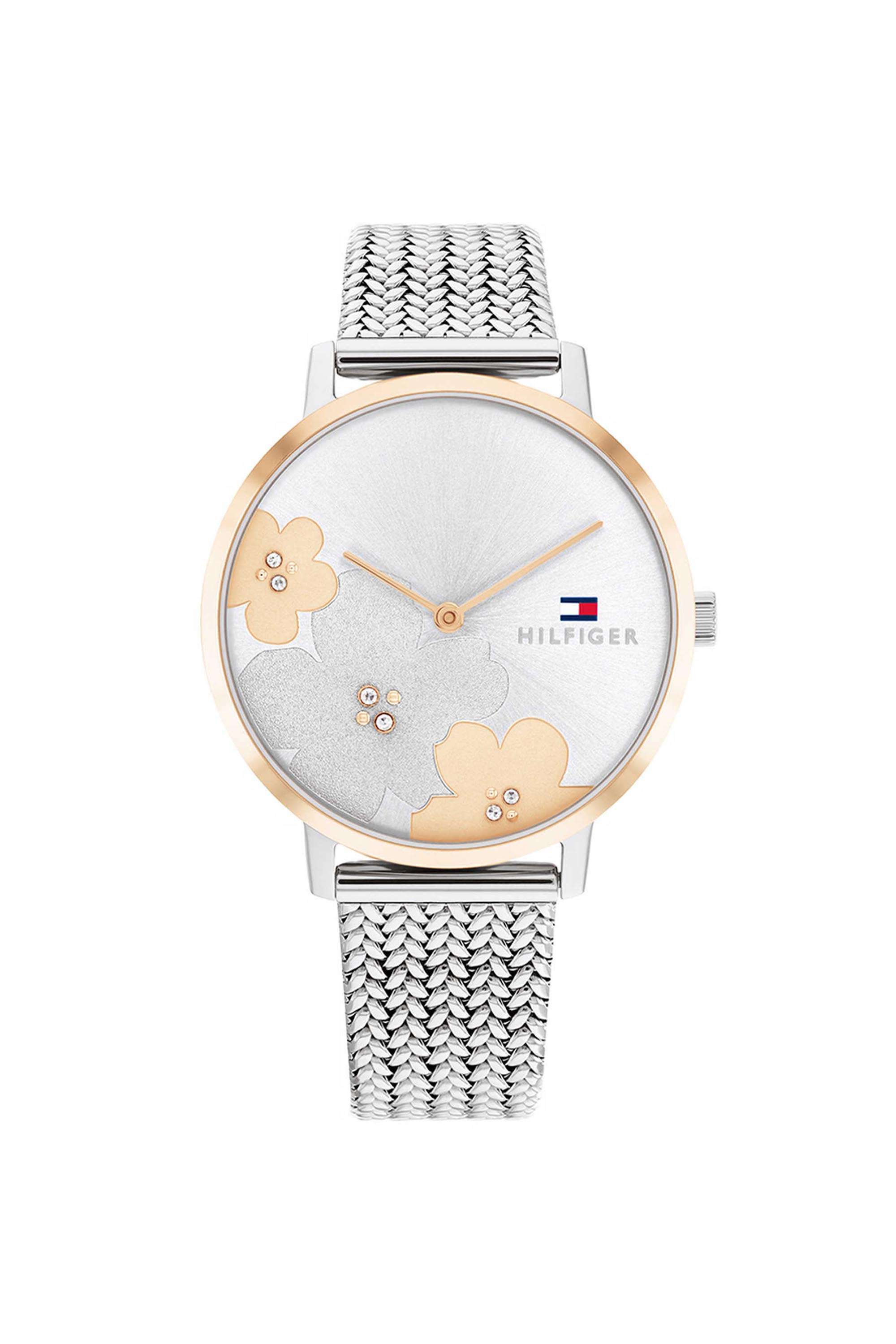 Tyson-Women-s-34-mm-Quartz-Analogue-Watch---Silver-Dial-with-Silver-Stainless-Steel-Strap-(TH1782604)