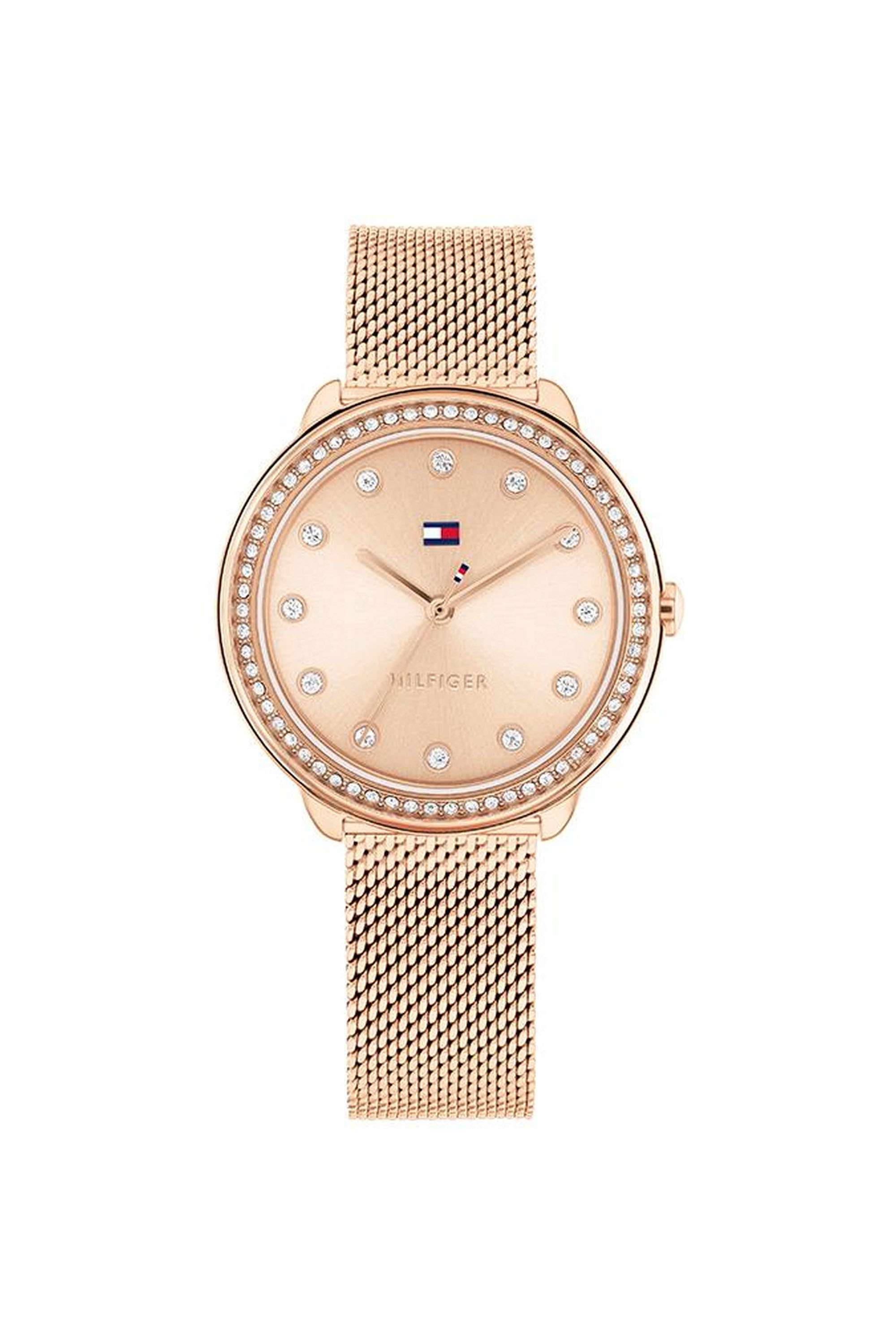 DEMI-34-mm-Quartz-Analogue-Watch-For-Women---Rose-Gold-Dial-with-Rose-Gold-Stainless-Steel-Strap-(TH1782700)