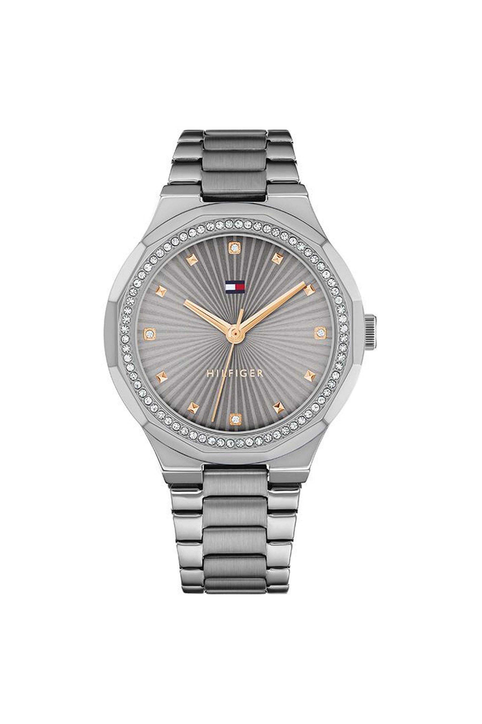 Piper-Women-s-36-mm-Quartz-Analogue-Watch---Grey-Dial-with-Grey-Stainless-Steel-Strap-(TH1782727)