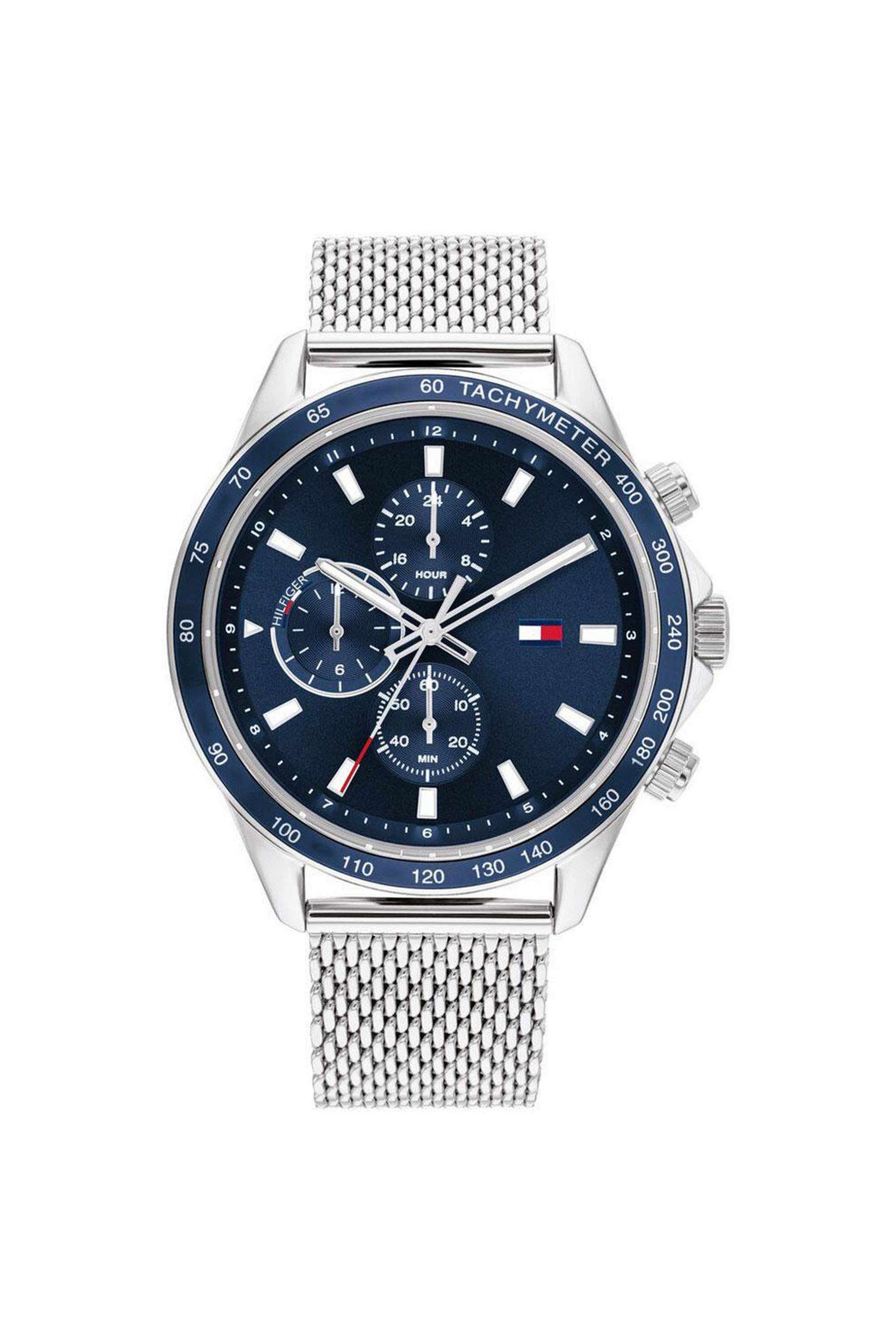 44-mm-Quartz-Analogue-Watch-For-Men---Silver-Dial-with-Silver-Stainless-Steel-Strap-(TH1792018)