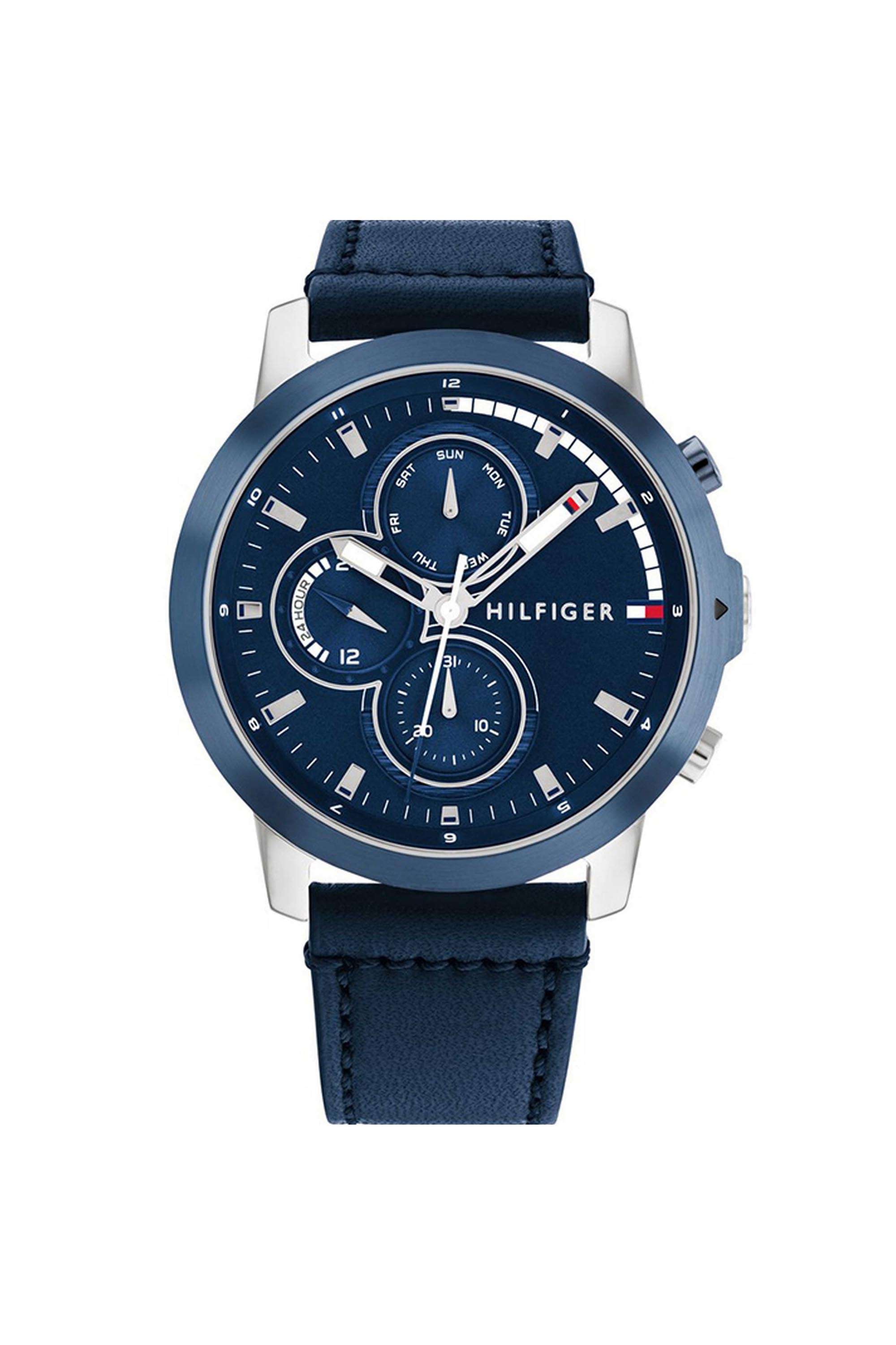 Jameson-Le-Men-s-46-mm-Quartz-Analogue-Watch---Blue-Dial-with-Blue-Leather-Strap-(TH1792051)