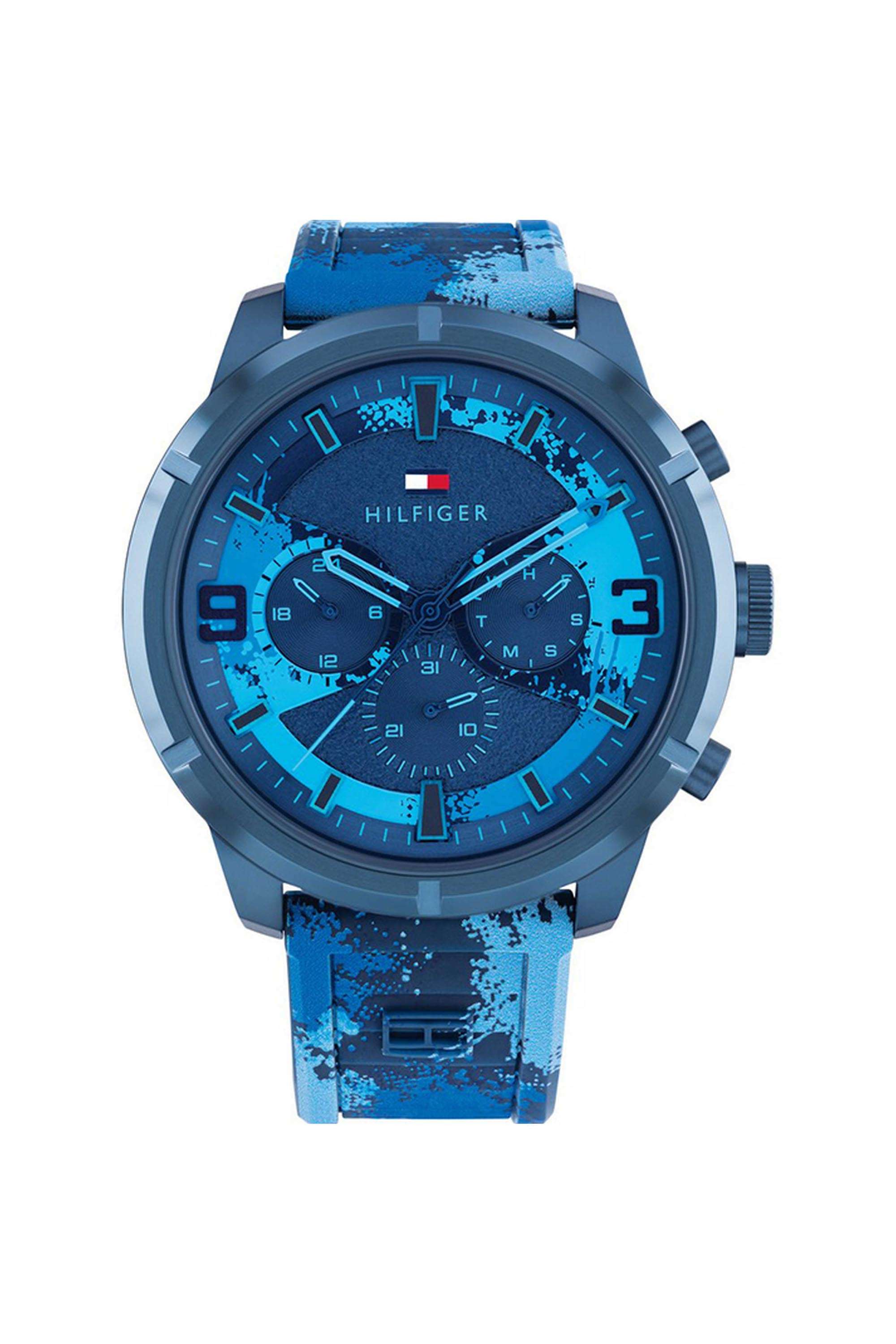 Wild-Men-s-50-mm-Quartz-Analogue-Watch---Blue-Dial-with-Blue-Silicone-Strap-(WNTTH1792073)