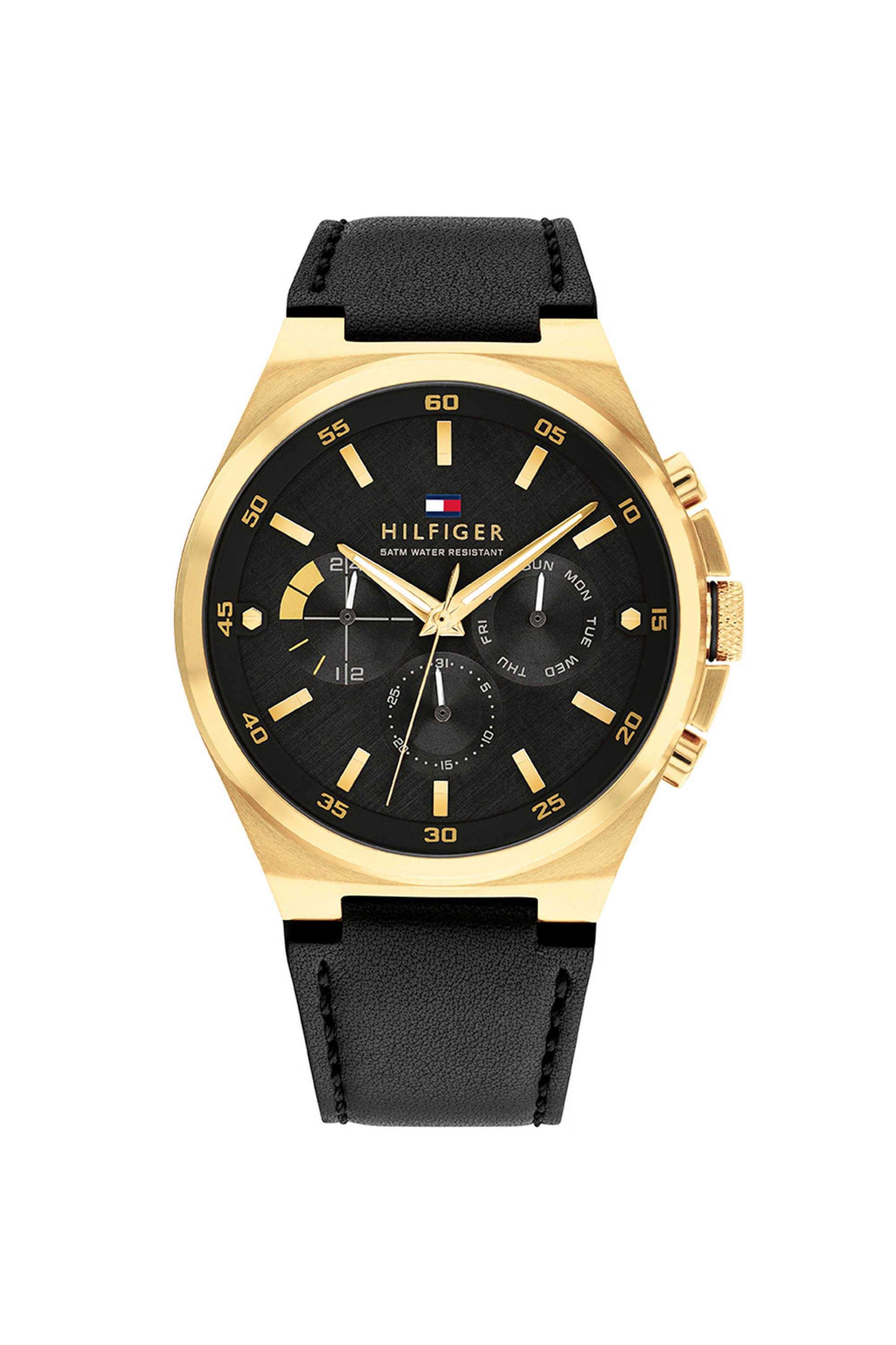 Dexter-Men-s-46-mm-Quartz-Analogue-Watch---Black-Dial-with-Black-Leather-Strap-(WNTTH1792086)