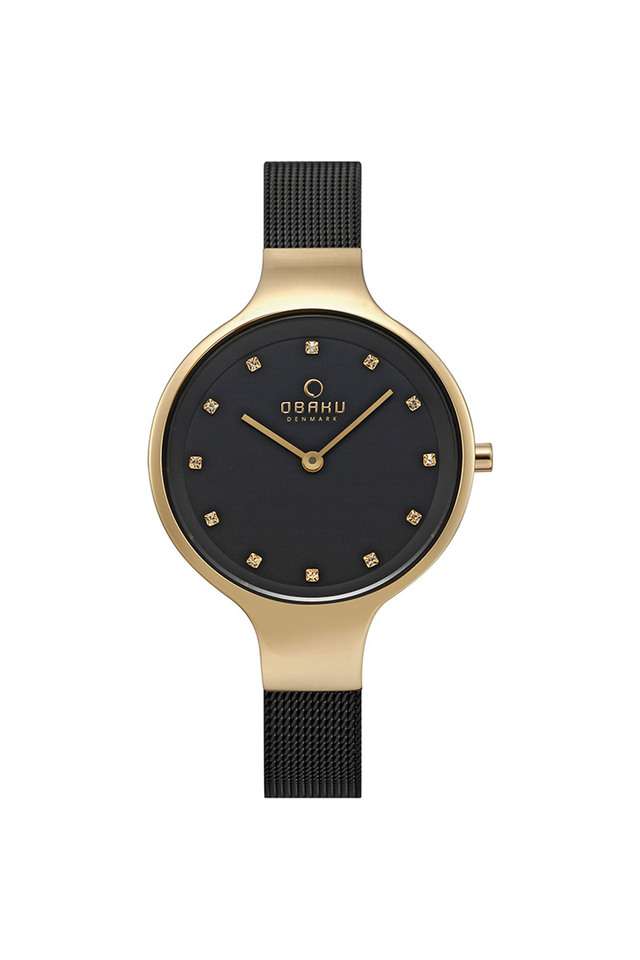 Womens-Sky-Medallion-Black-Dial-Stainless-Steel-Analog-Watch---V173LXGBMB