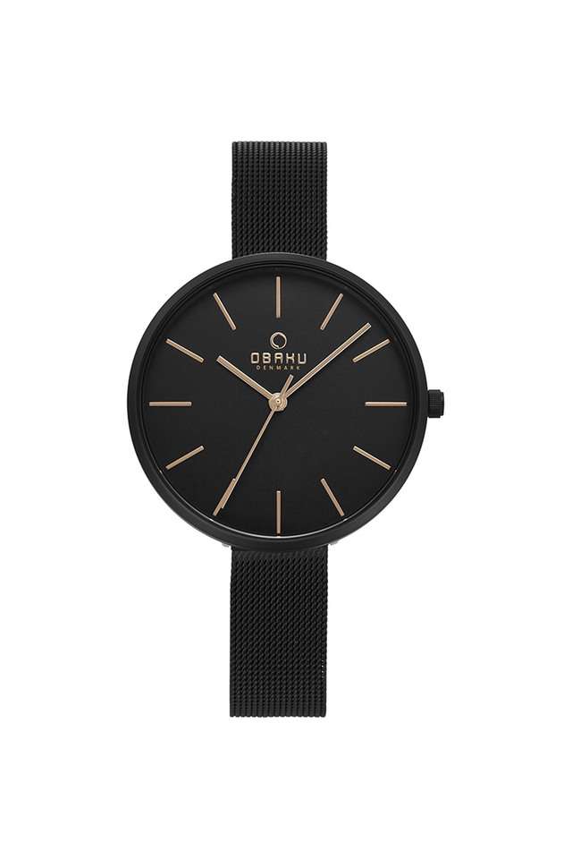 Womens-Viol-Charcoal-Black-Dial-Stainless-Steel-Analog-Watch---V211LXBBMB