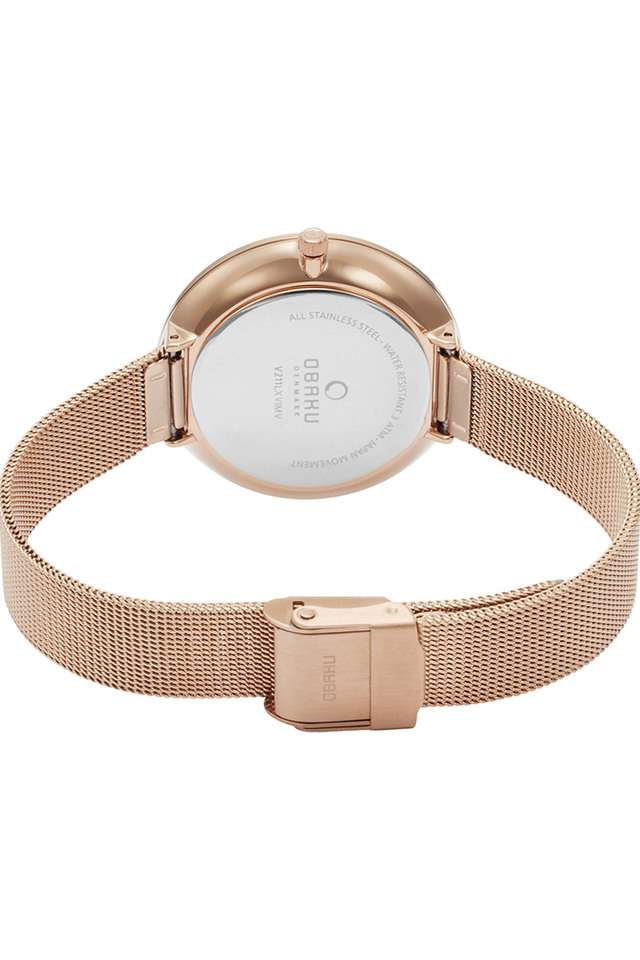 Womens-Viol-Rose-Silver-Dial-Stainless-Steel-Analog-Watch---V211LXVIMV