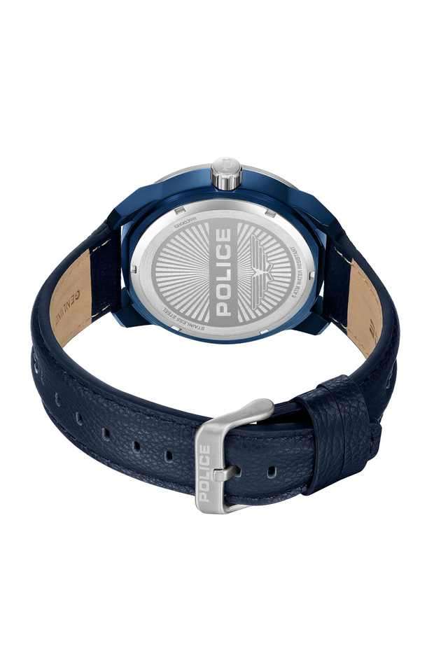 Spring-Collection-46-mm-Silver-Dial-Leather-Analogue-Wrist-Watch-for-Men---PLPEWGB0039841