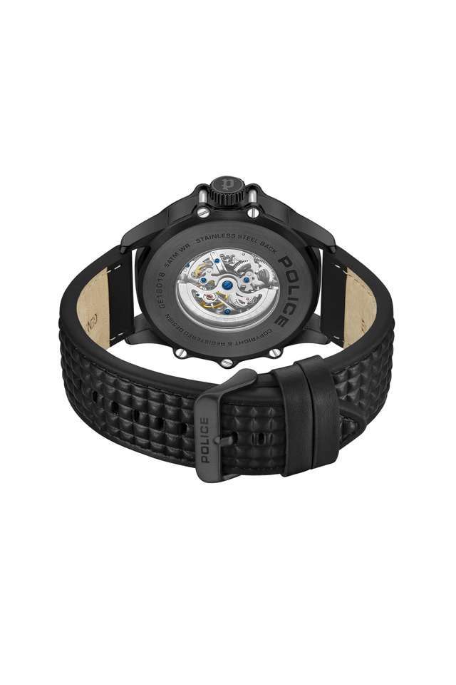 Automatic-48-mm-Black-Dial-Leather-Analogue-Watch-for-Men---PLPEWGE1601801
