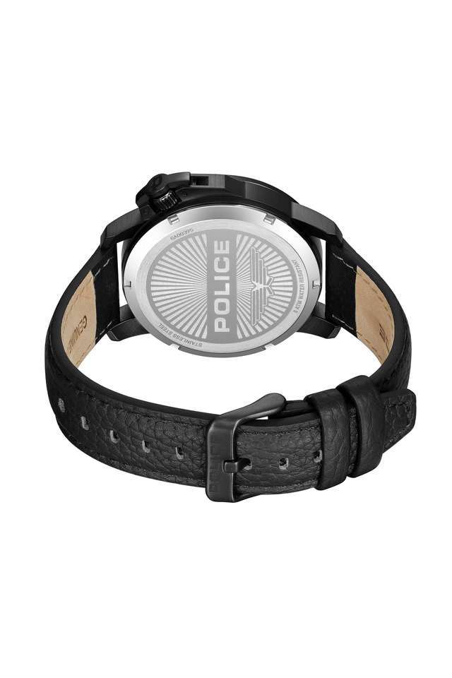 Quartz-43-mm-Grey-Dial-Leather-Analogue-Watch-For-Men---PLPEWGF0039901