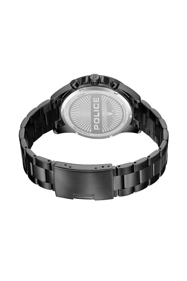 Quartz-45-mm-Black-Dial-Stainless-Steel-Analogue-Watch-For-Men---PLPEWGK2204107