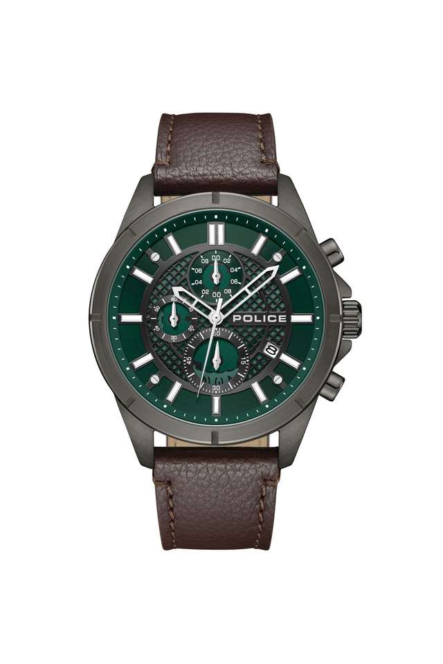 Norwood-Men-s-45mm-Chronograph-Quartz-Watch--Green-Dial-with-Green-Silicon-Strap-(PLPEWGQ0040002)