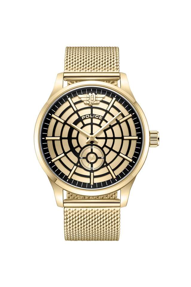 Mensor-Quartz-44-mm-Champagne-Dial-Metal-Analog-Watch-for-Men