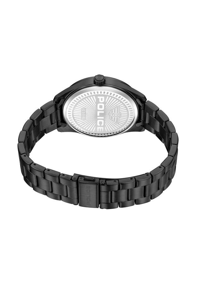 Mens-42-x-48.5-mm-Grille-Black-Dial-Stainless-Steel-Watch