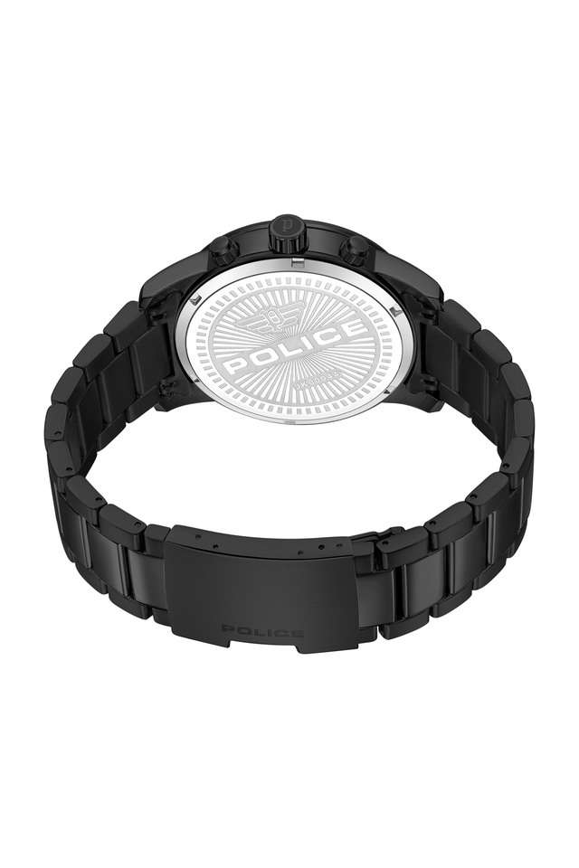Jet-Quartz-46-mm-Black-Dial-Stainless-Steel-Analog-Watch-for-Men